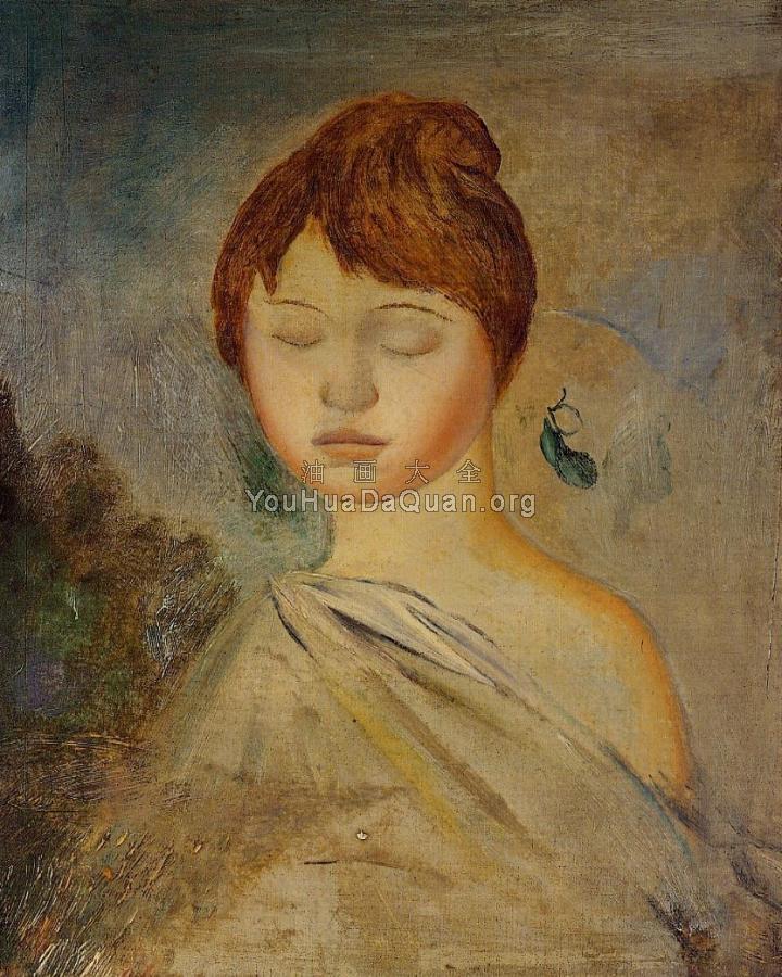 Head of a Young Woman - 皮埃尔·奥古斯特·雷诺阿